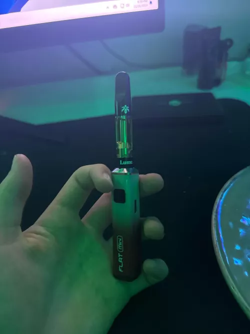 This Lume cart got me fried