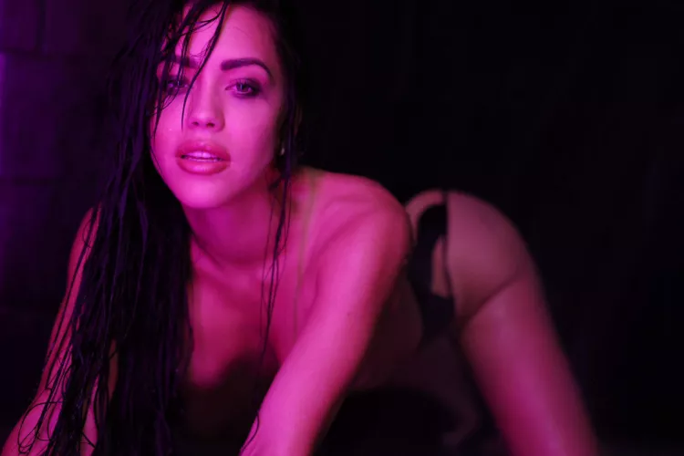 This Neon Photo of Alina Is Straight 🔥