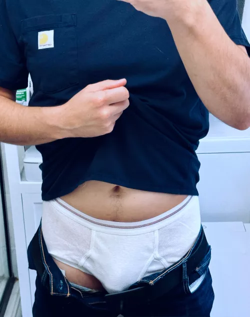 Vintage red/black stripe Hanes 