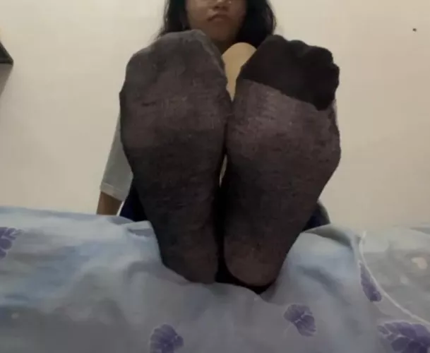 Want to be under my socks?😇