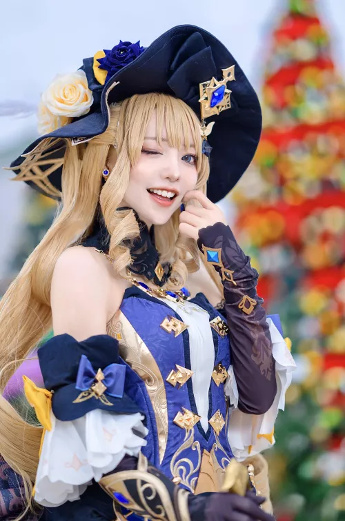 @warabimaccho Navia Genshin Impact Cosplay