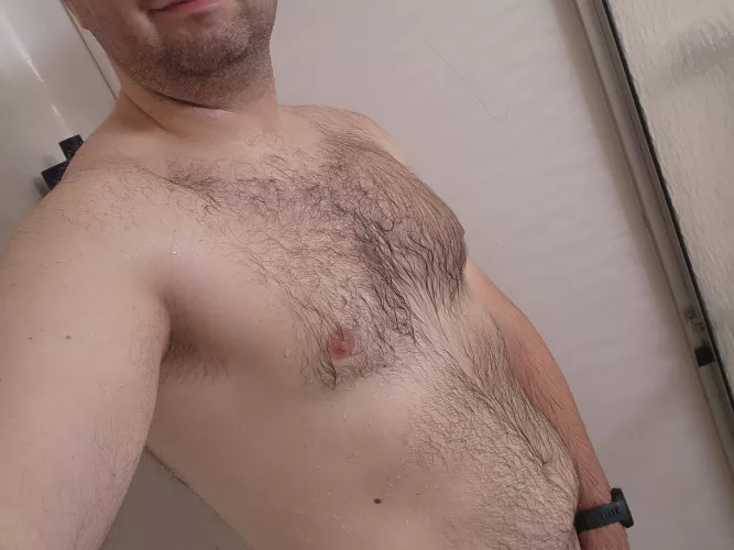 Was feeling pretty good about myself in the shower