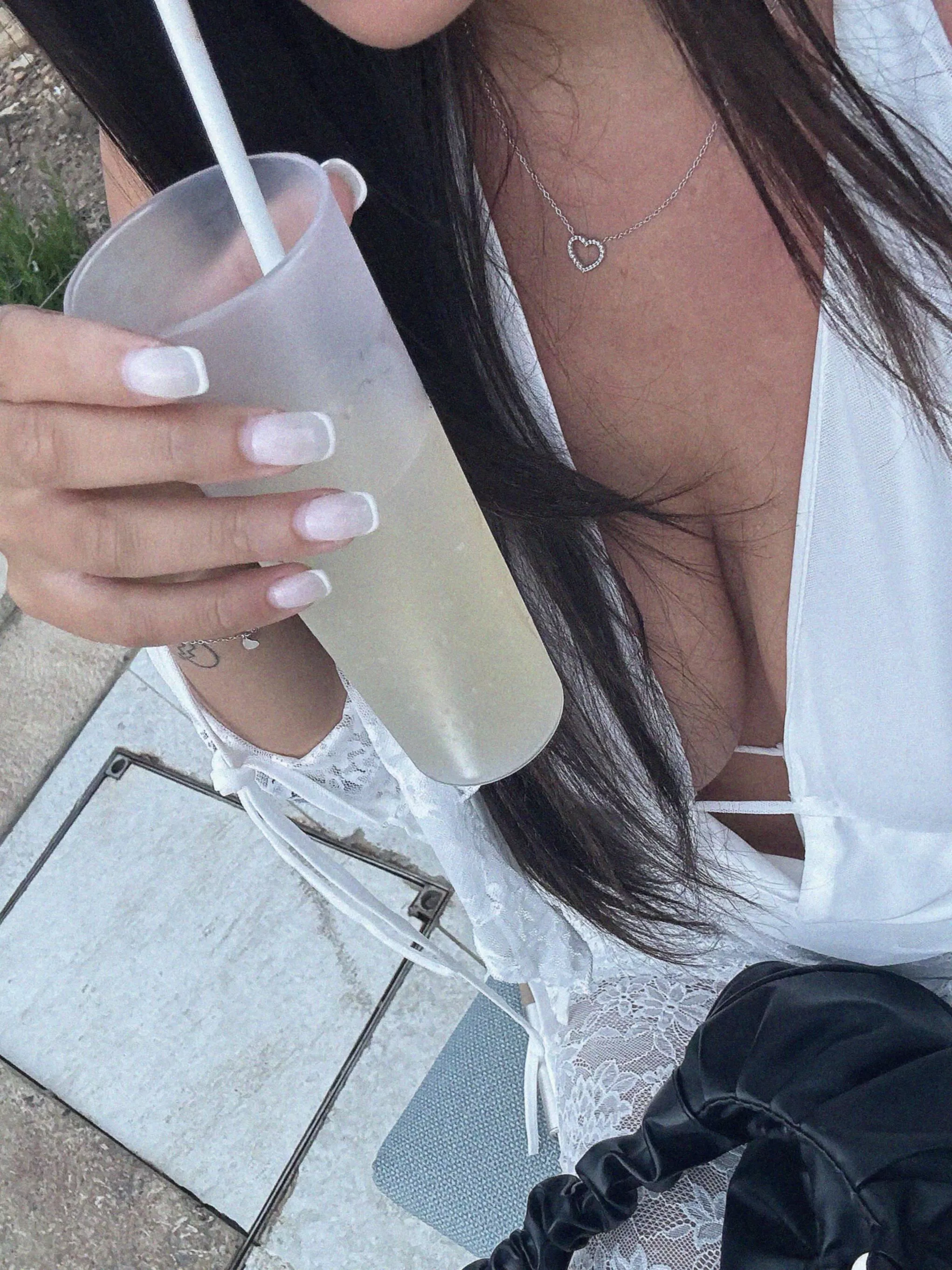 white nails suit me, don't they?