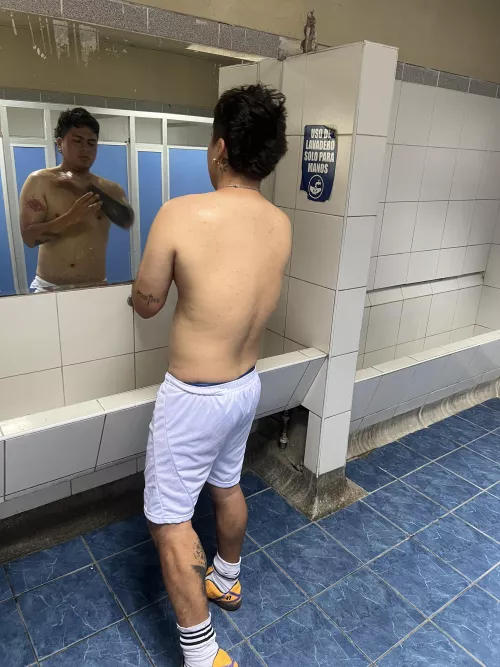 Would you like to shower with me here? I need someone to wash my back haha