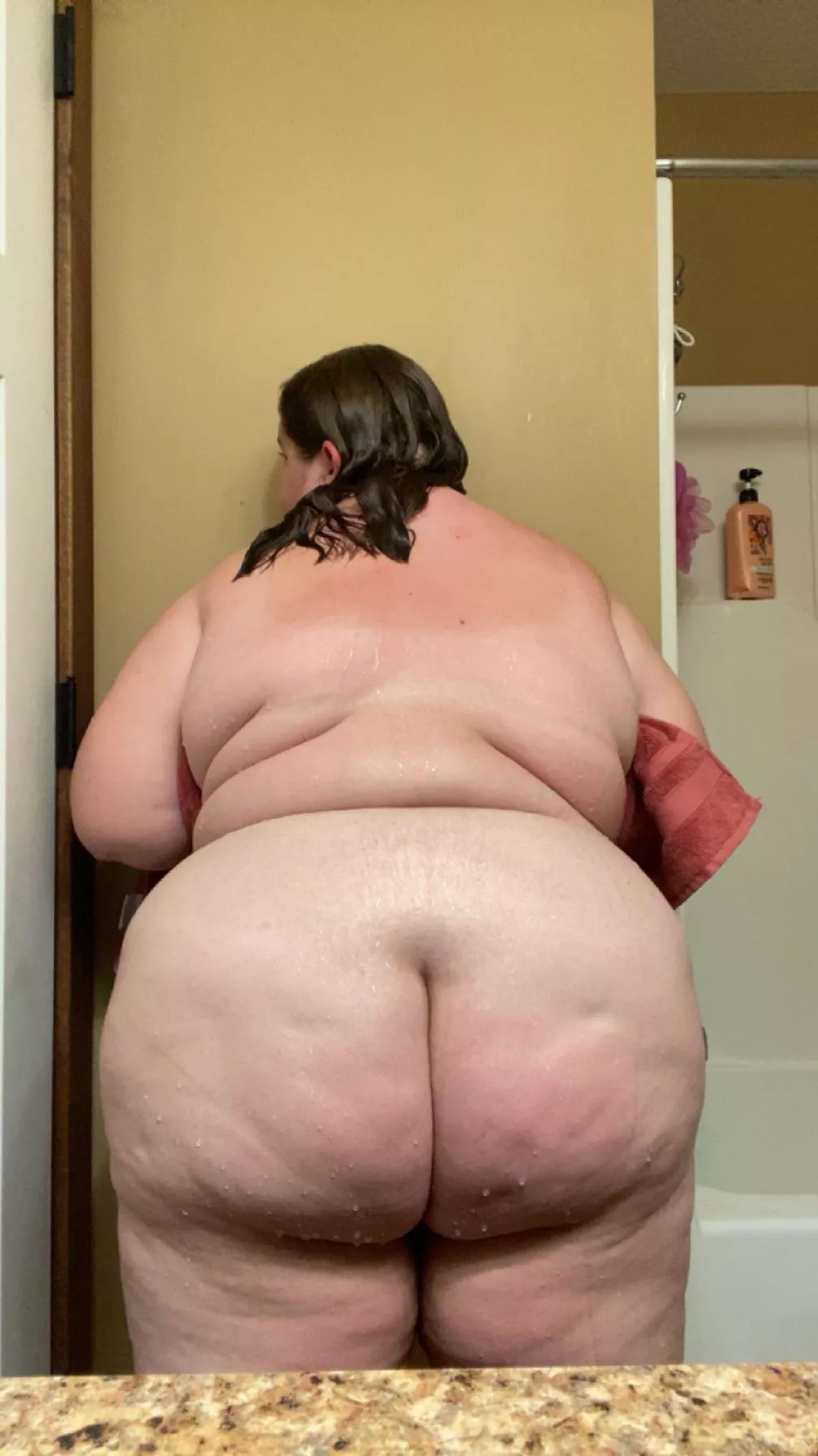 Would you spank my freshly cleaned cheeks?