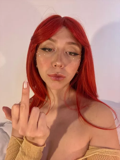 You deserve nothing more than a middle finger, be thankful