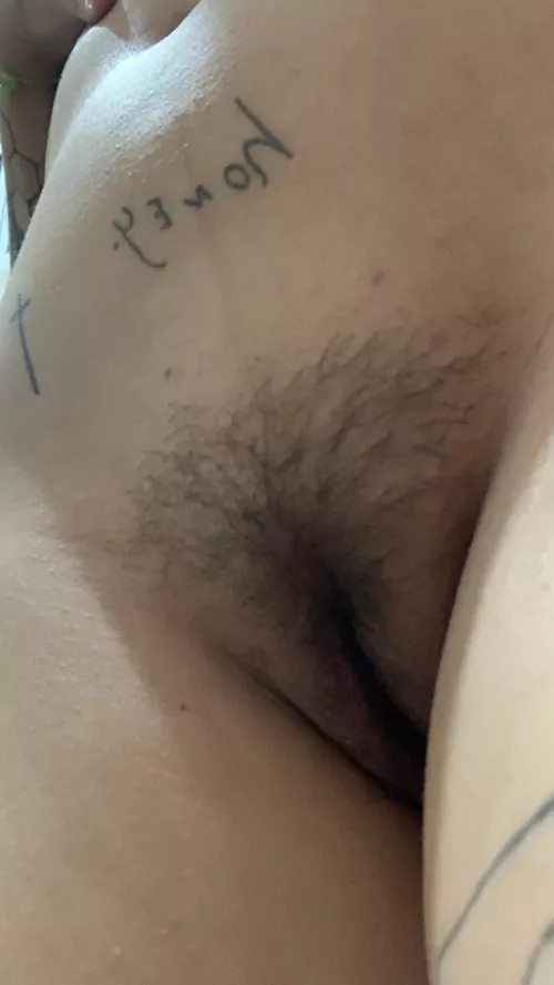 YOur babygirl hairy pussy