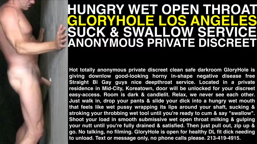 32 #LosAngeles - GloryHole Throat is Open for Service