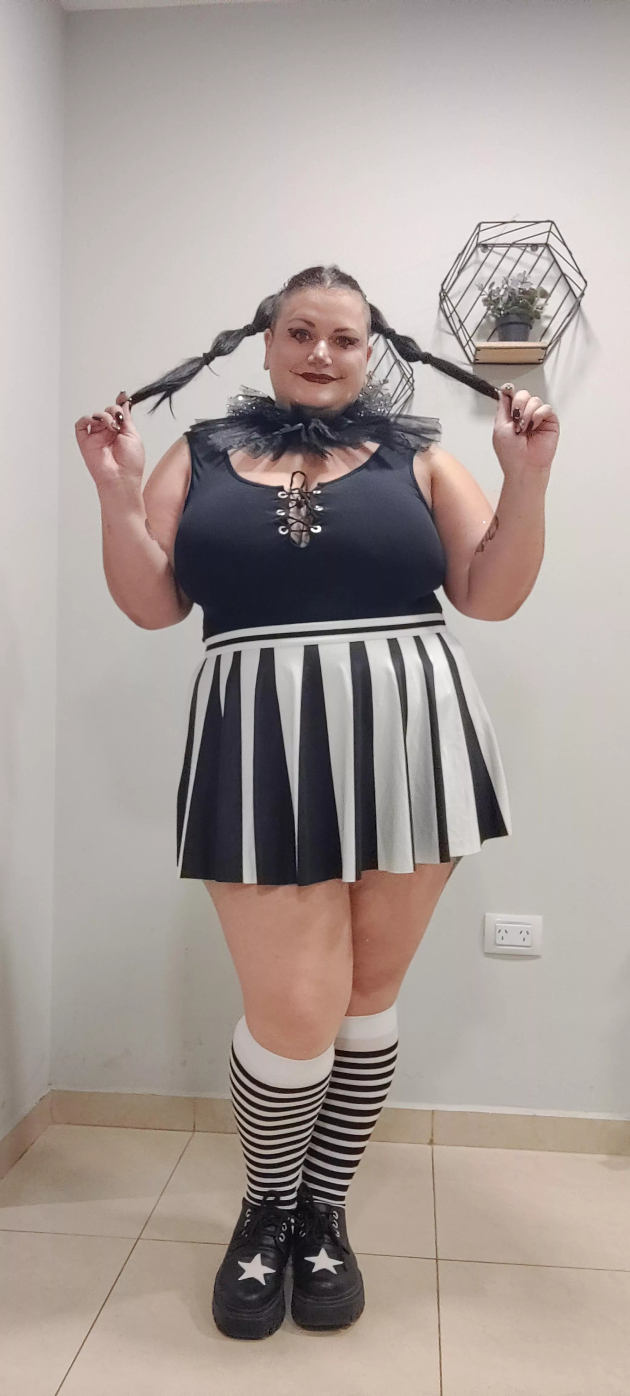 A chubby sexy clown who can make you laugh until you cum