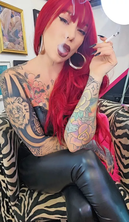 Cute enough to join me for a smoke?