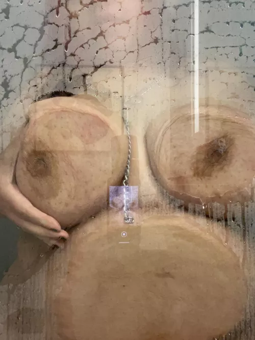 Don’t you just wanna lick the water dripping off my tits & belly 