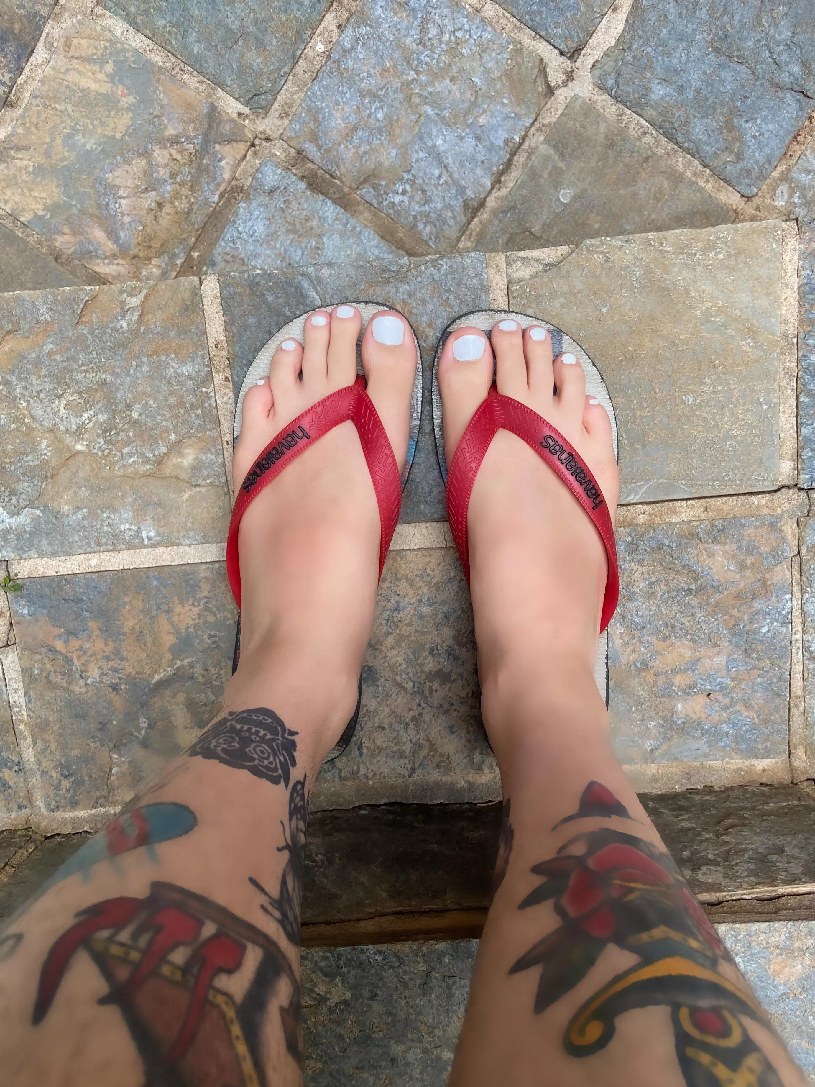 First time white toes, what do you think?