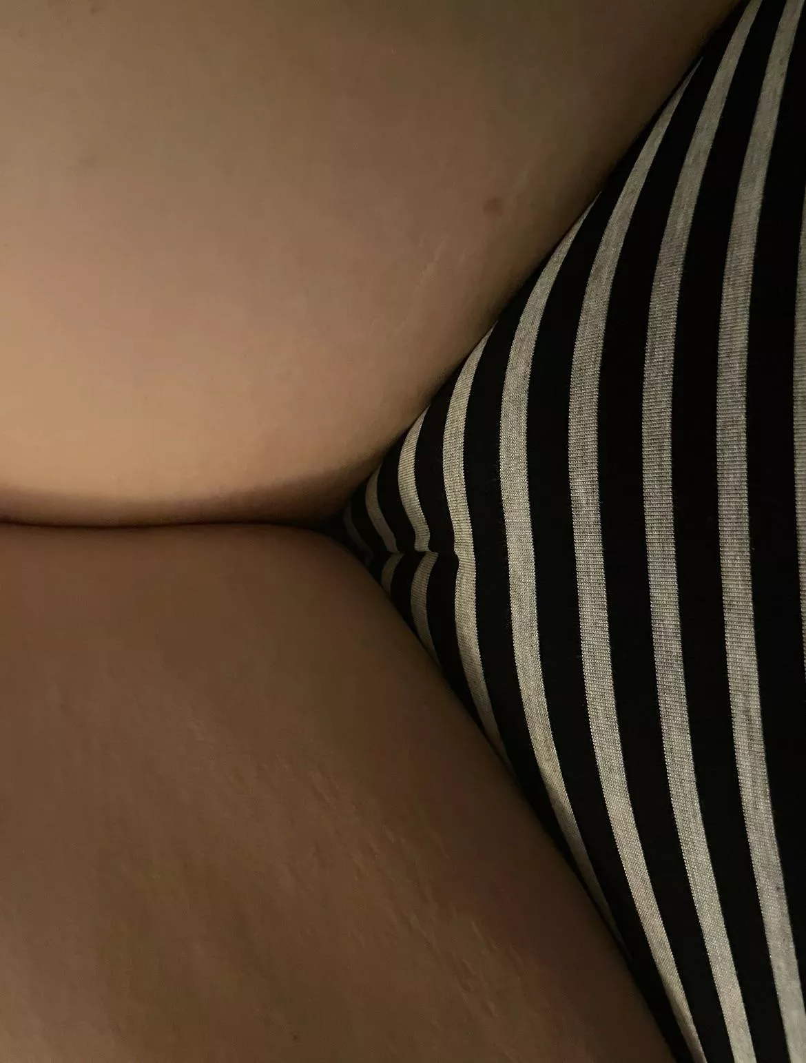 I sized down this time and ended up with a cameltoe. 😂