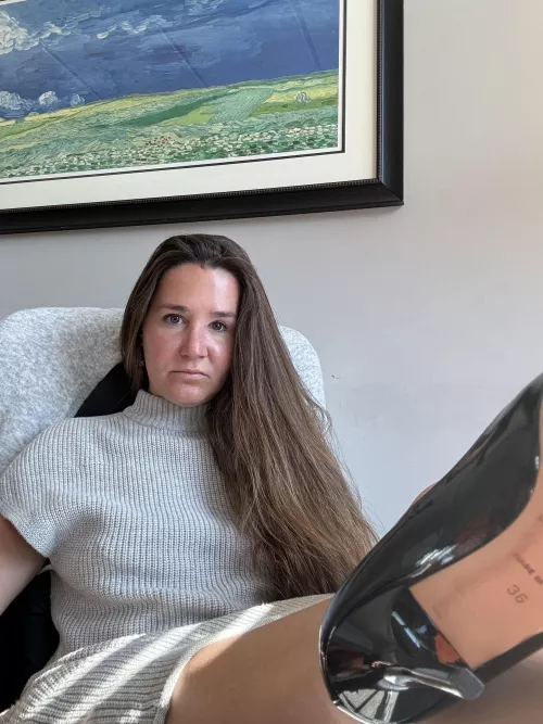 I want to step on you with these