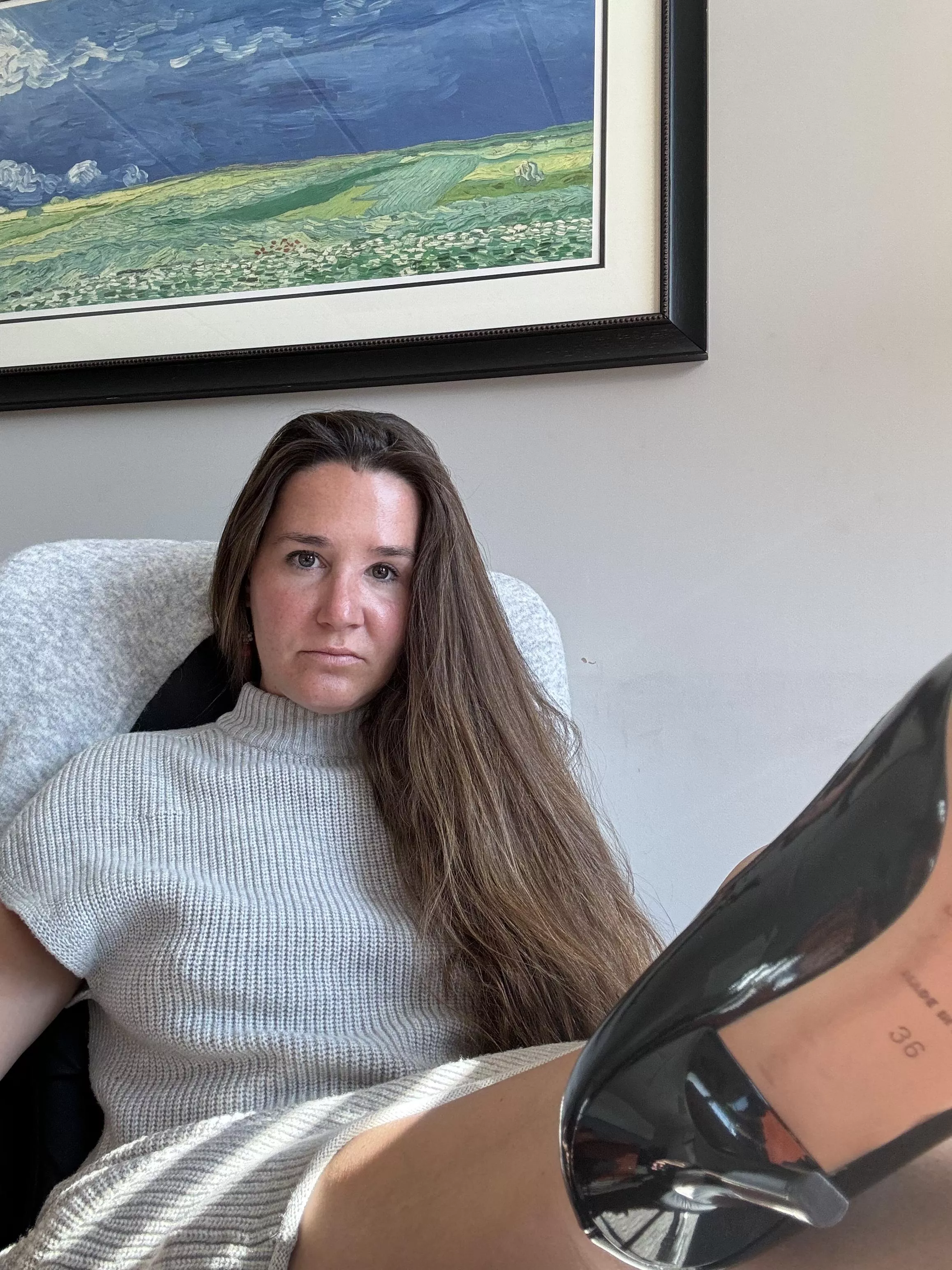 I want to step on you with these