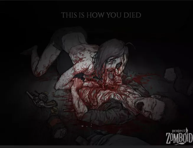 If there’s ever a zombie apocalypse, I’ll eat all of your guts, guy reading this!! ^_^(by Hot Cheez on pixiv)