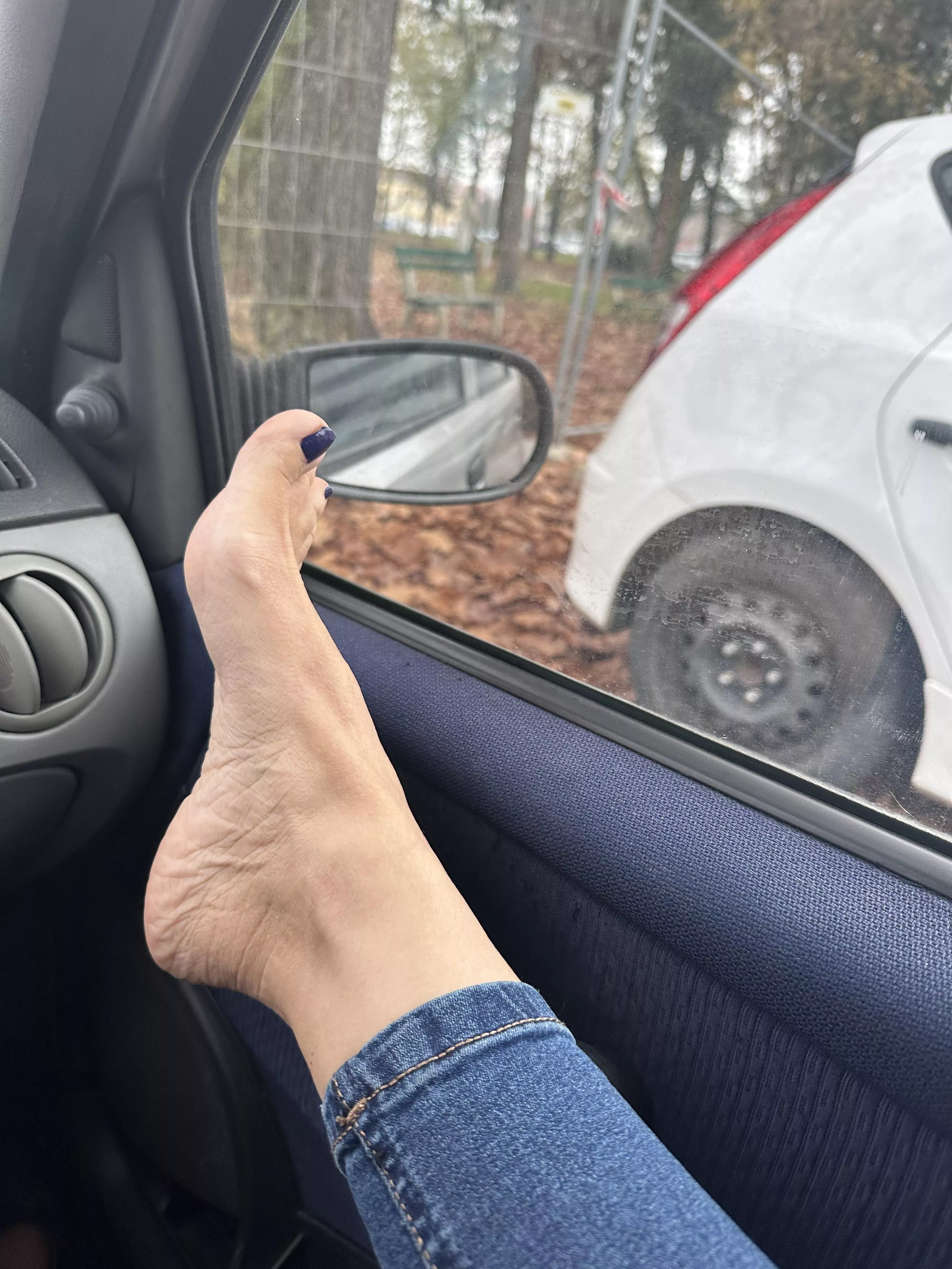 In the middle of the week with my feet