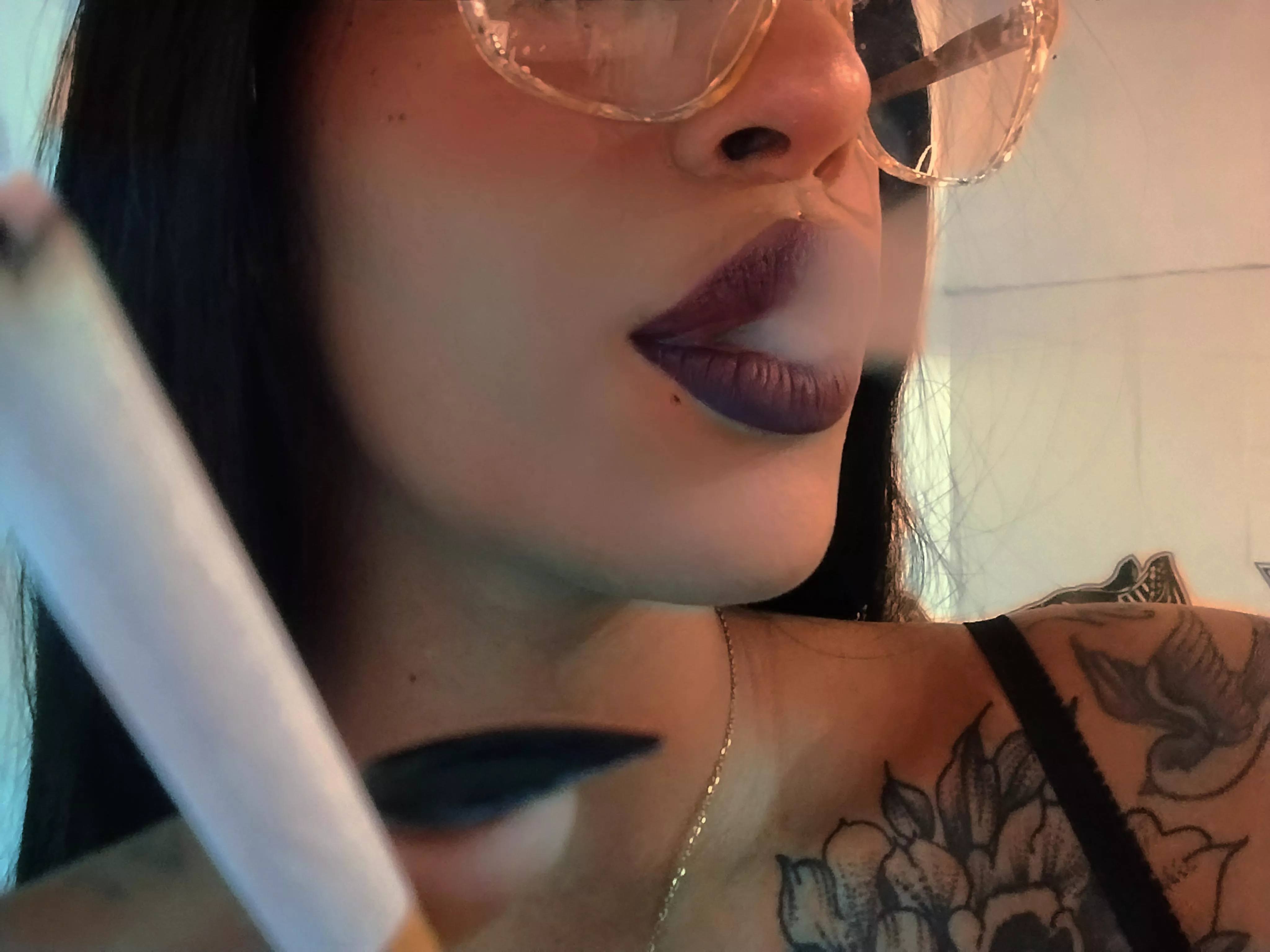 It looks so perfect coming out of my mouth. So open your mouth and I'll throw it in you 