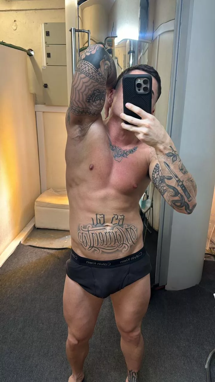 just a naked gangster boy