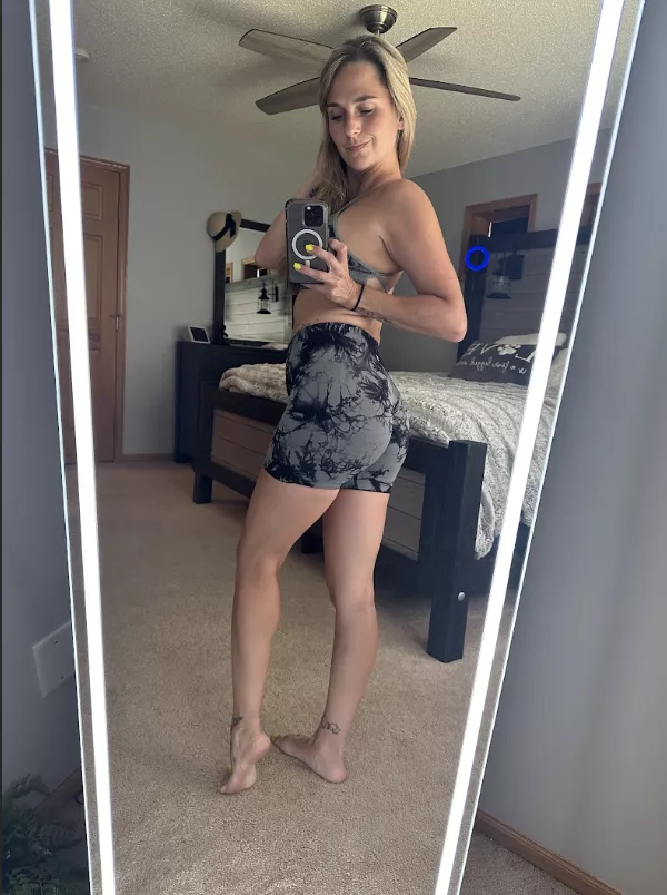 just got ready for the gym 