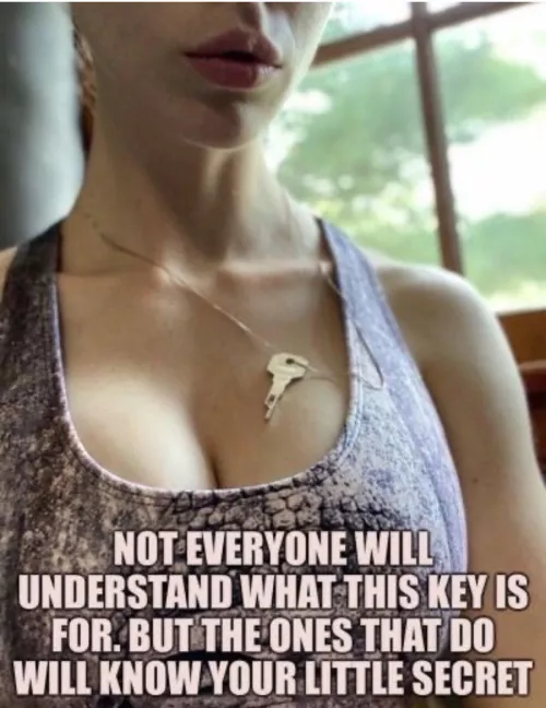 Let Them Know You're A Locked Chastity Slave