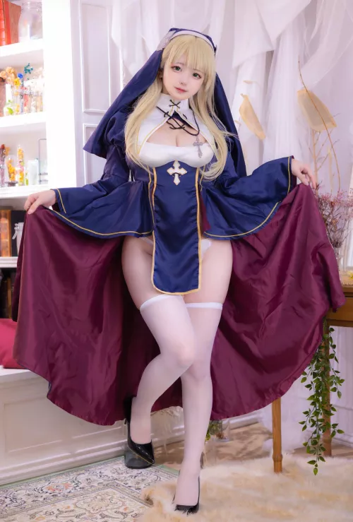 @mainemu_k Milf Nun Cosplay 