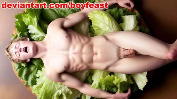 Making a Boy Sandwich