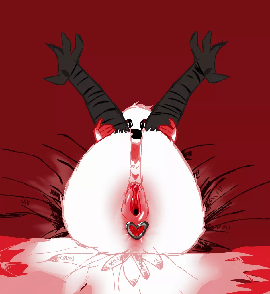 My tmasc fursona showing it all