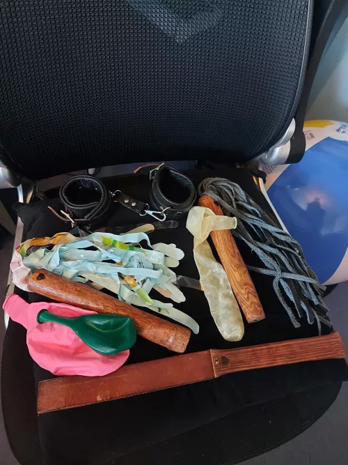 My typical kinky kit. I made everything myself