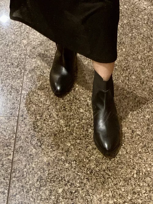 New boots but they could use a polish