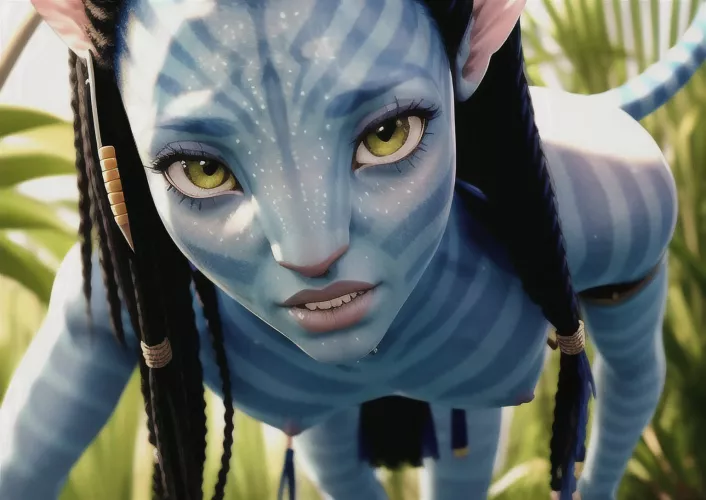 Neytiri examines you up close