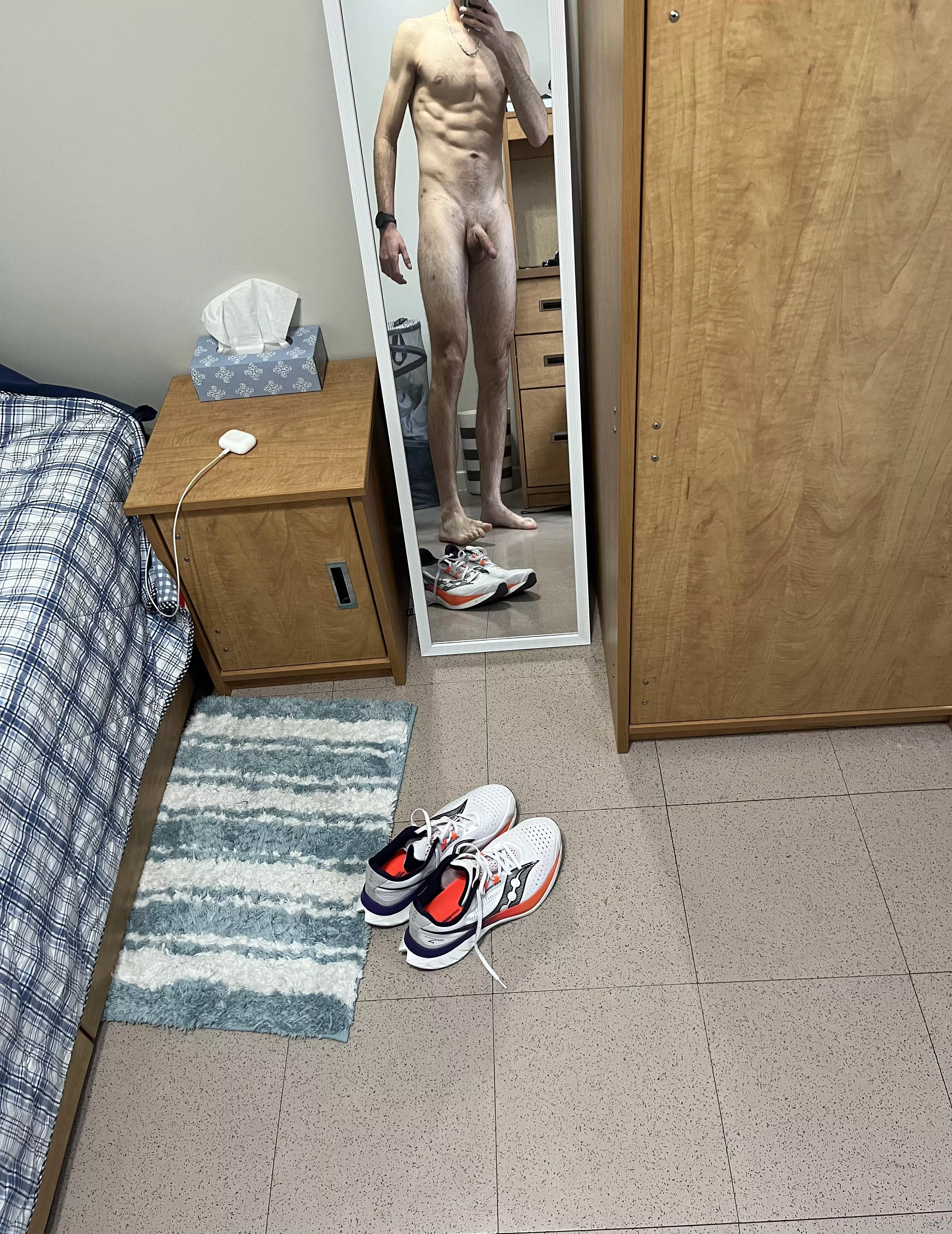 Post run with the new shoes👀