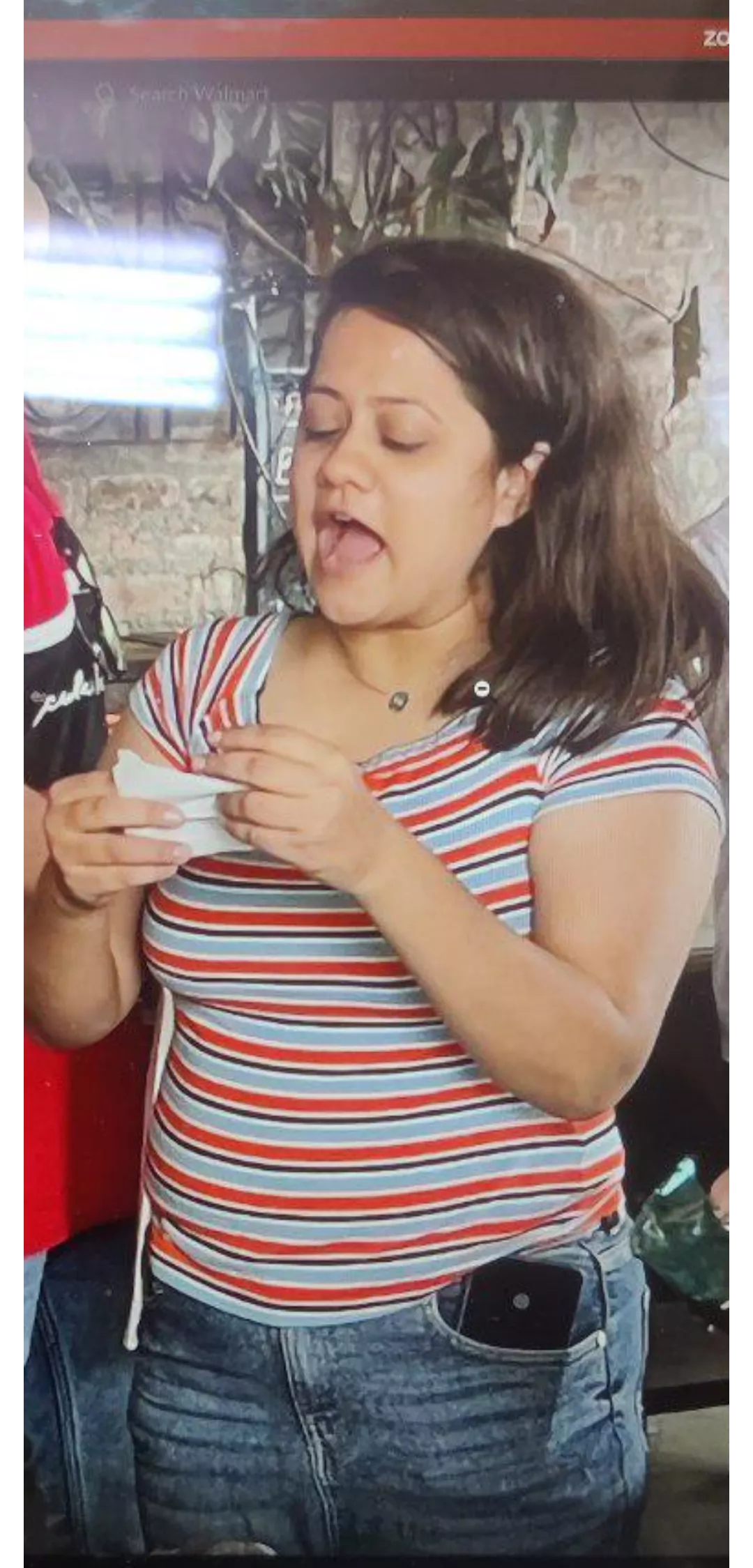 Sexy thick arms on my colleague