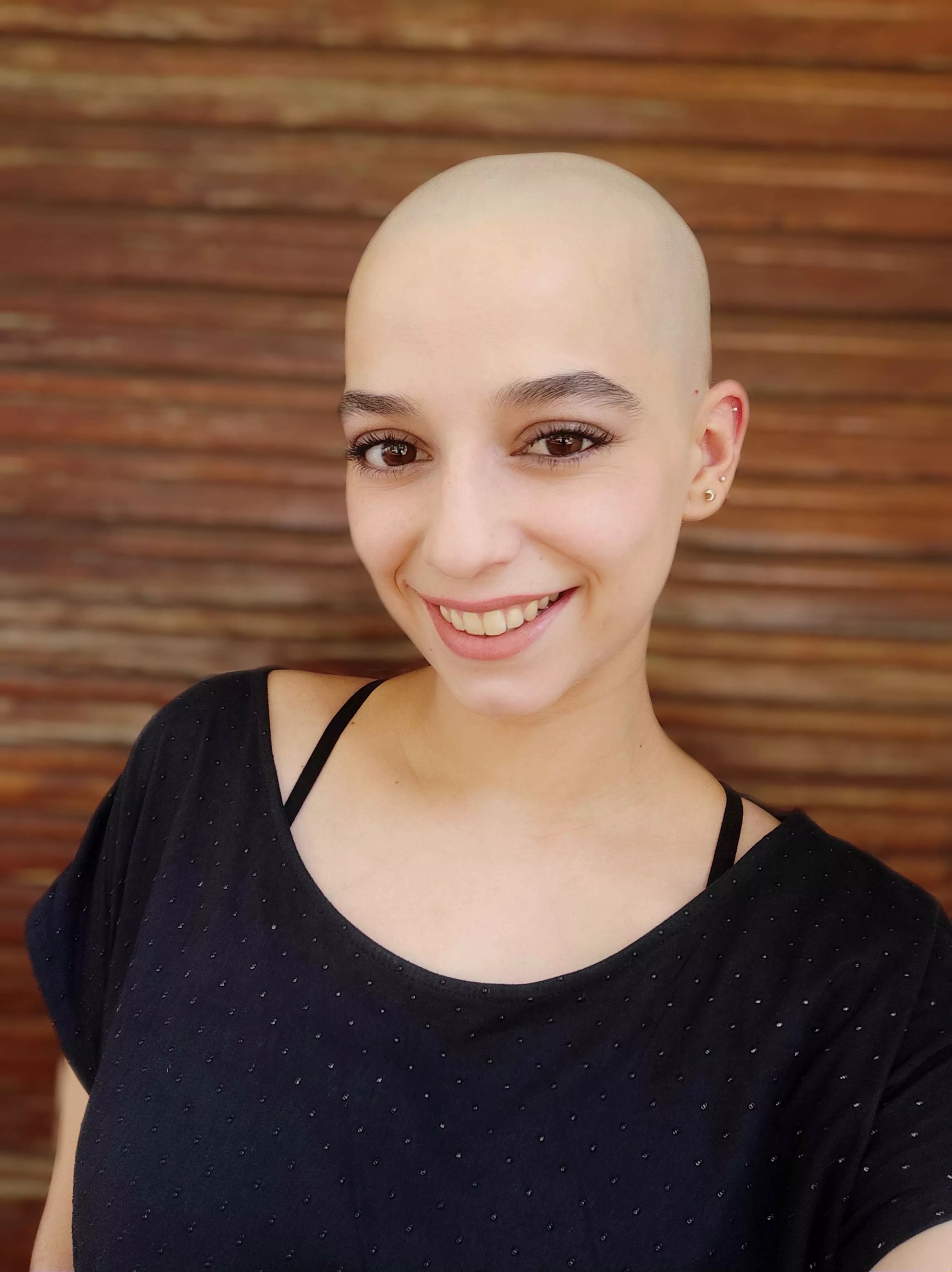 Shaved and always with a smile 