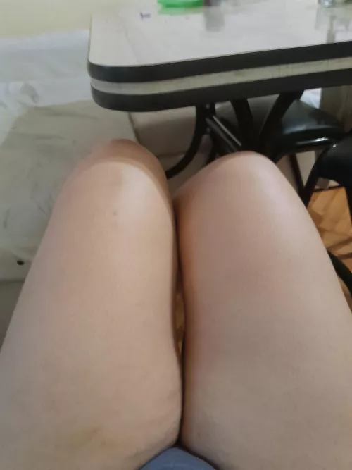 this thighs are huge 