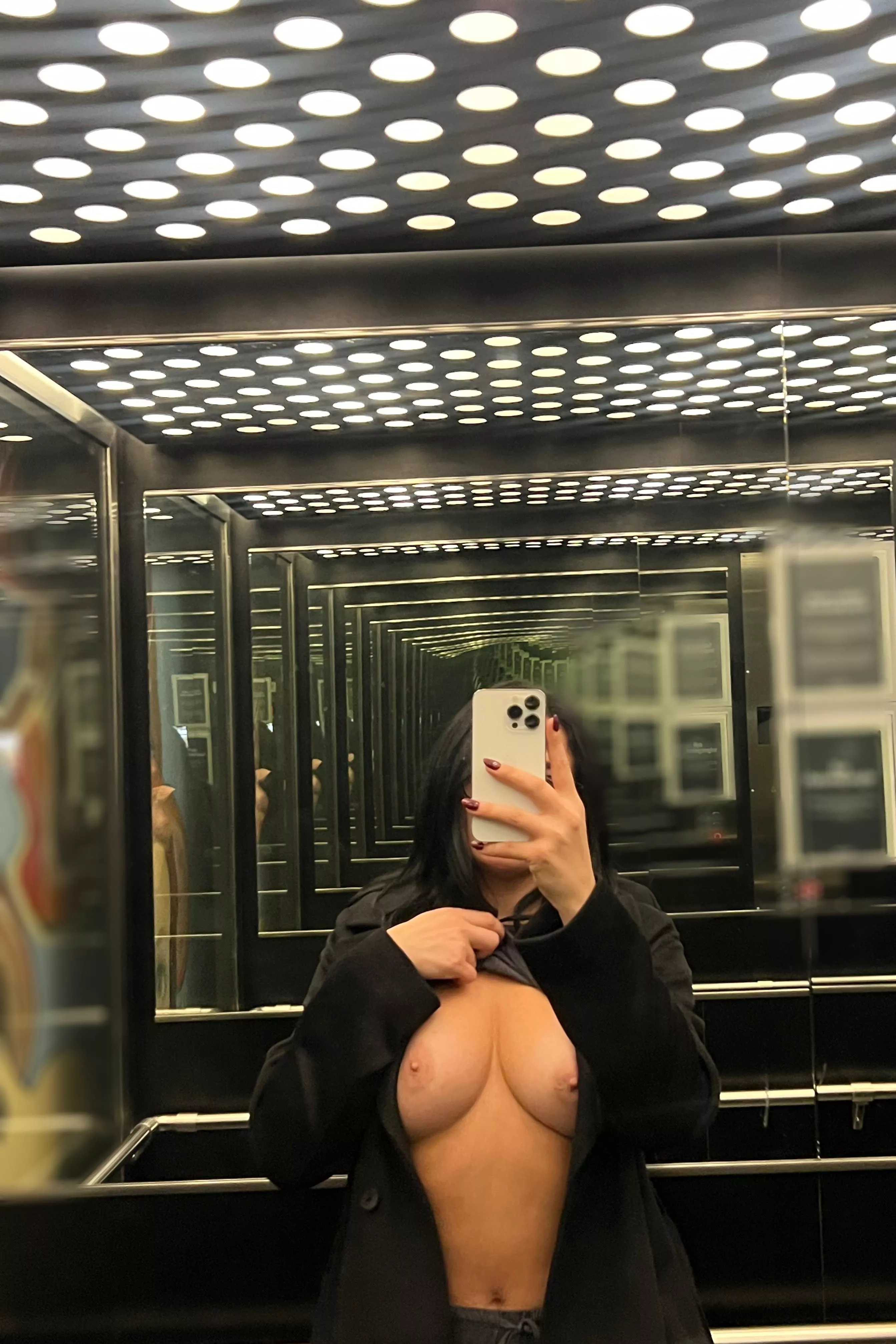 Watch my mesmerizing titties from the corner