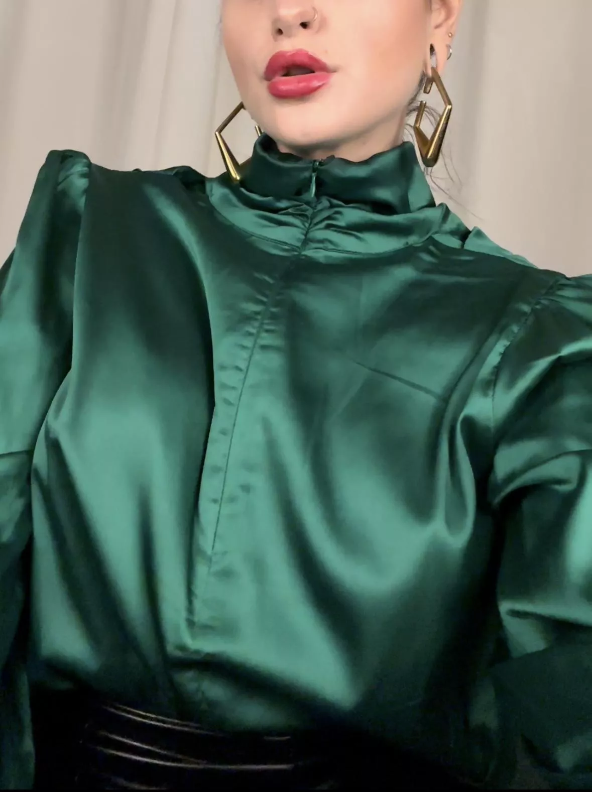 Wearing silk enhances My elegance and power. 