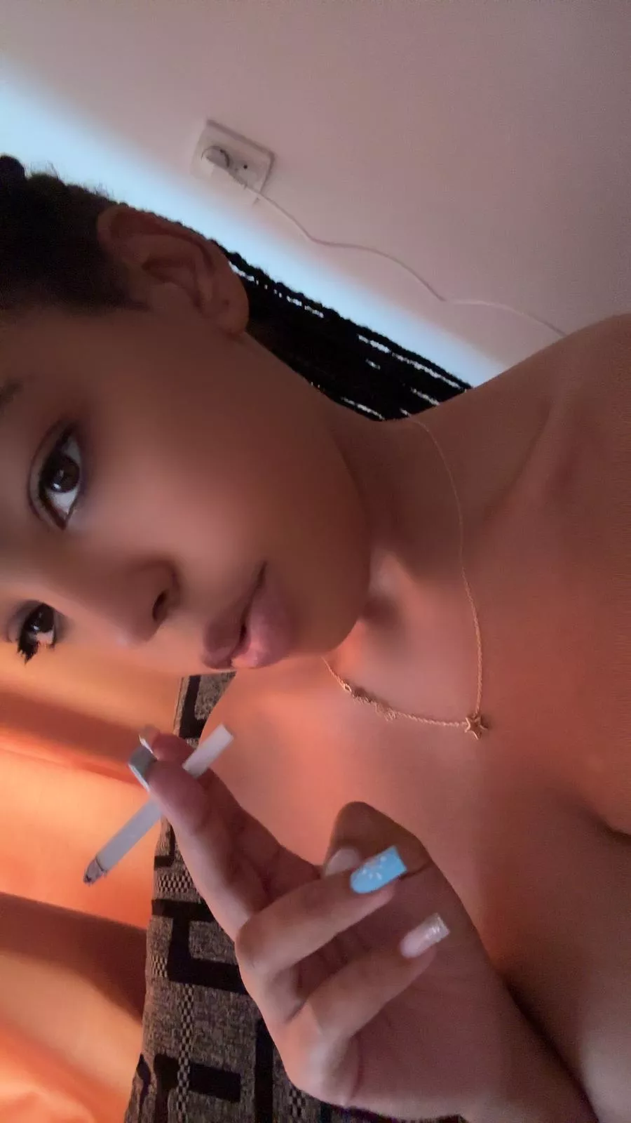 What are your thoughts on intimacy combined with smoking for an 18-year-old?