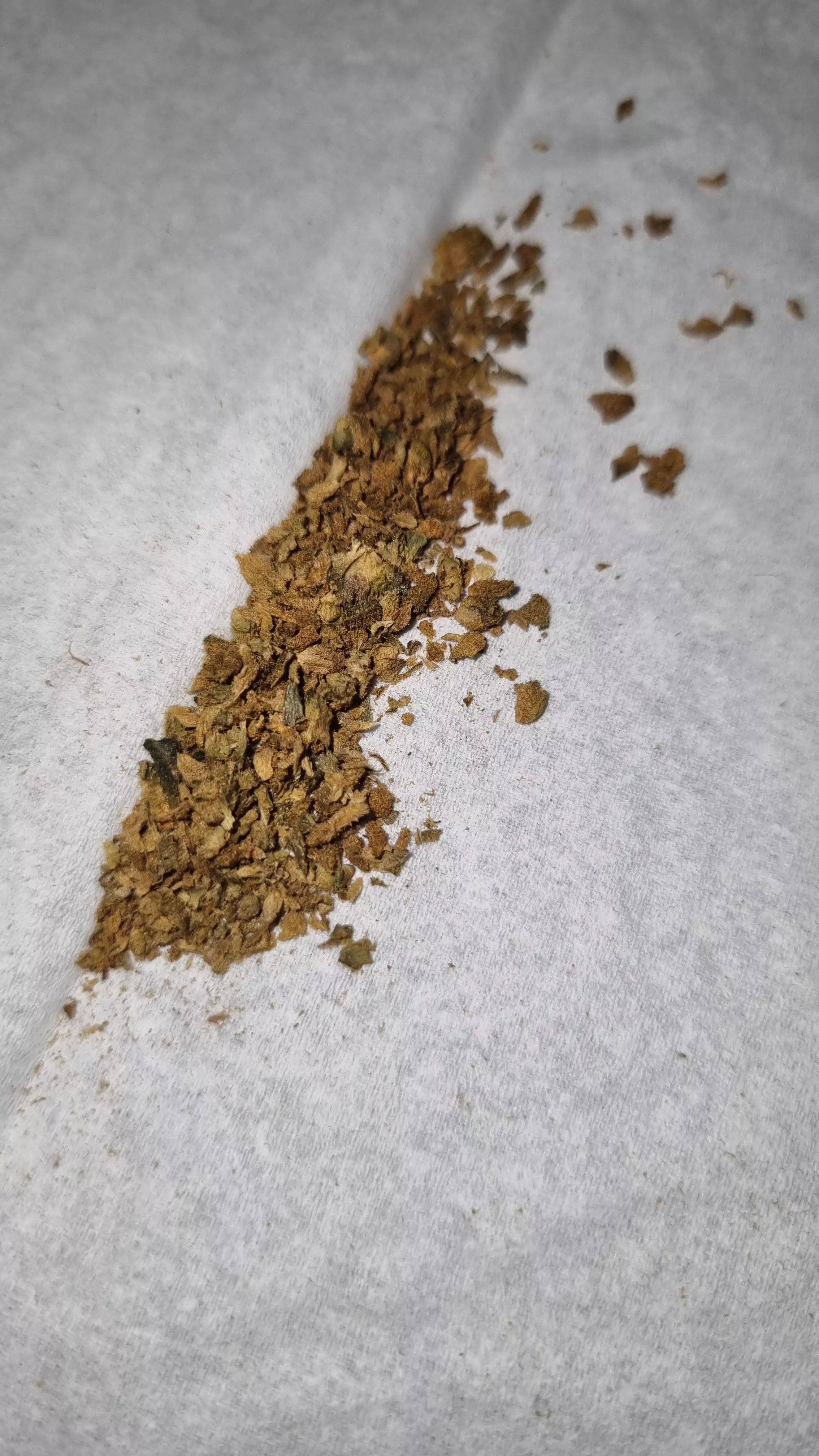 What color do you leave your vaporized herb? 