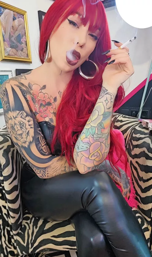 What do you think to my dark lipstick?