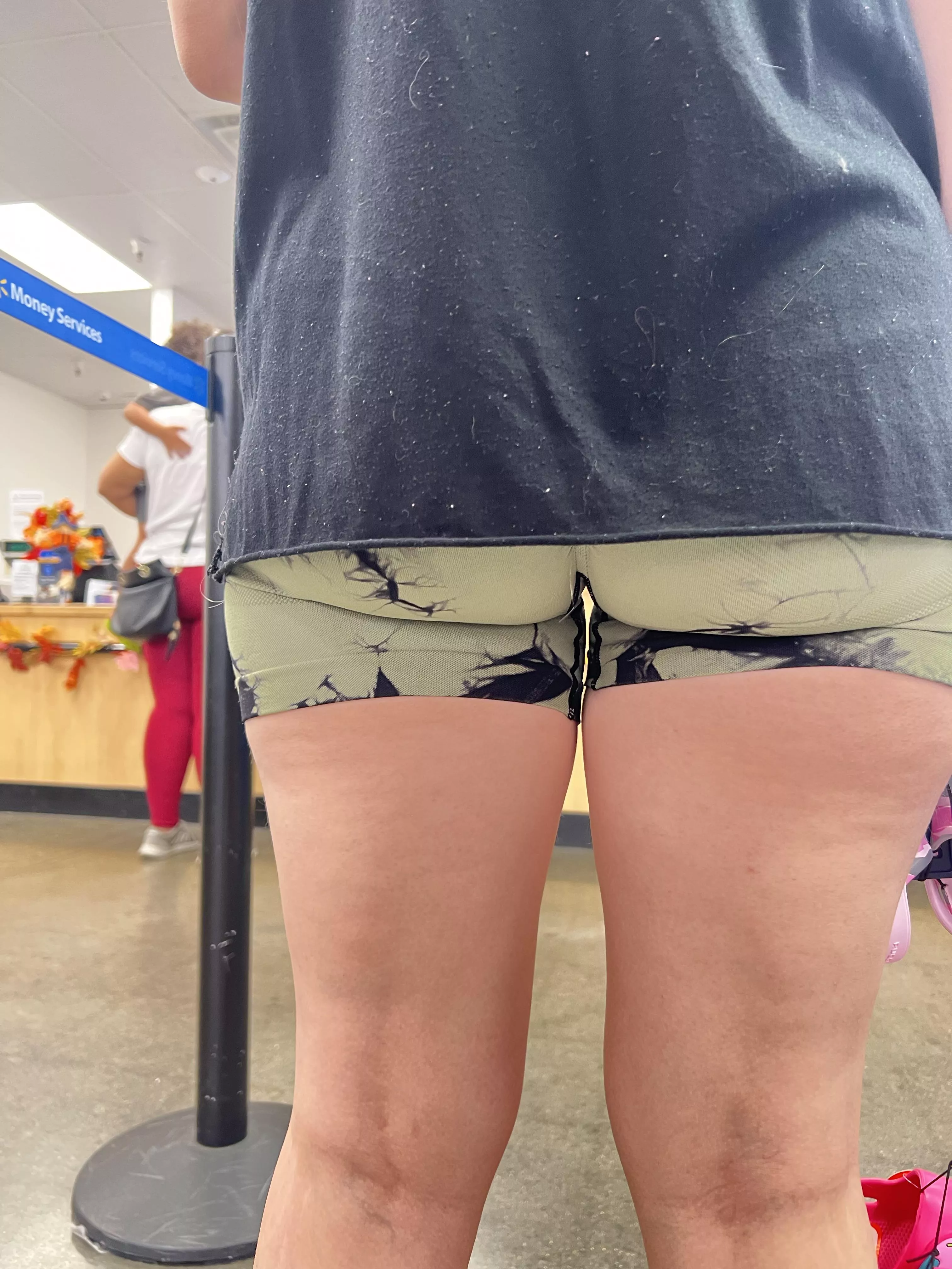 What would you say if you saw me waiting in line