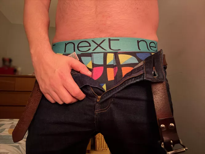 When you finally get to unbuckle your belt and slip into the weekend 