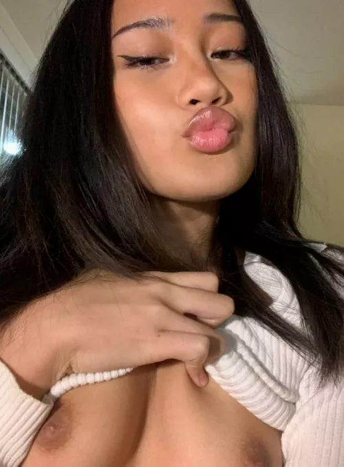 Worship and suck these juicy tits for breakfast