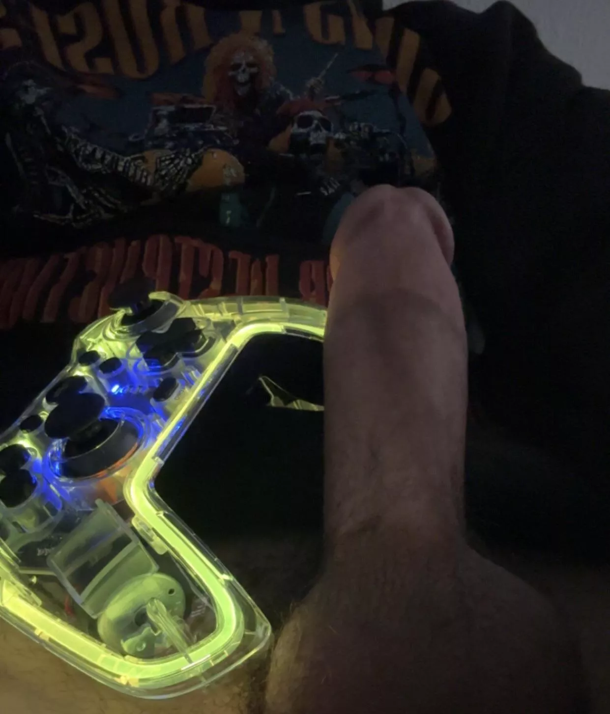 (19) I use my controller as a cock toy while I play cod I let it vibrate on my dick, I need ur  ass instead baby