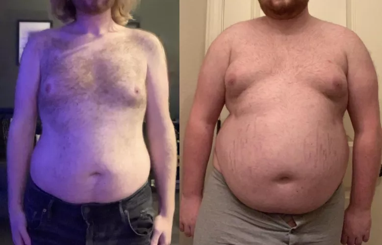 About a year apart, do you like how I changed?