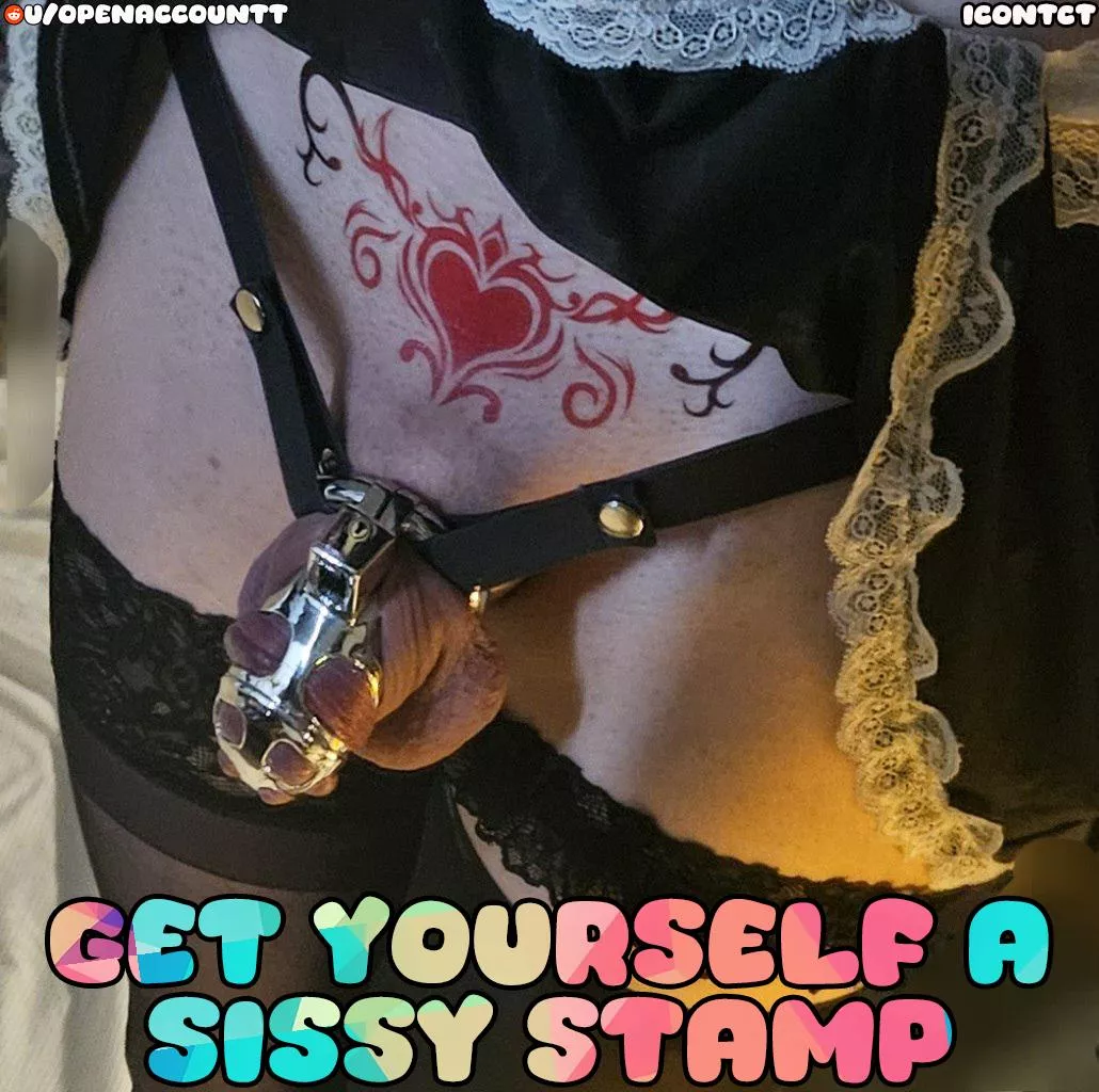 All True Sissies Need A Tramp Stamp 😜😜