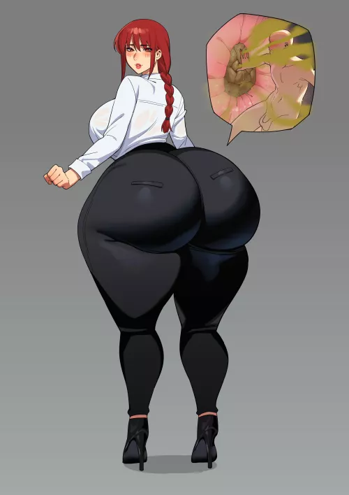 Ass so big you'd never suspect what's really going deep there (Artist: @asolhoe2)