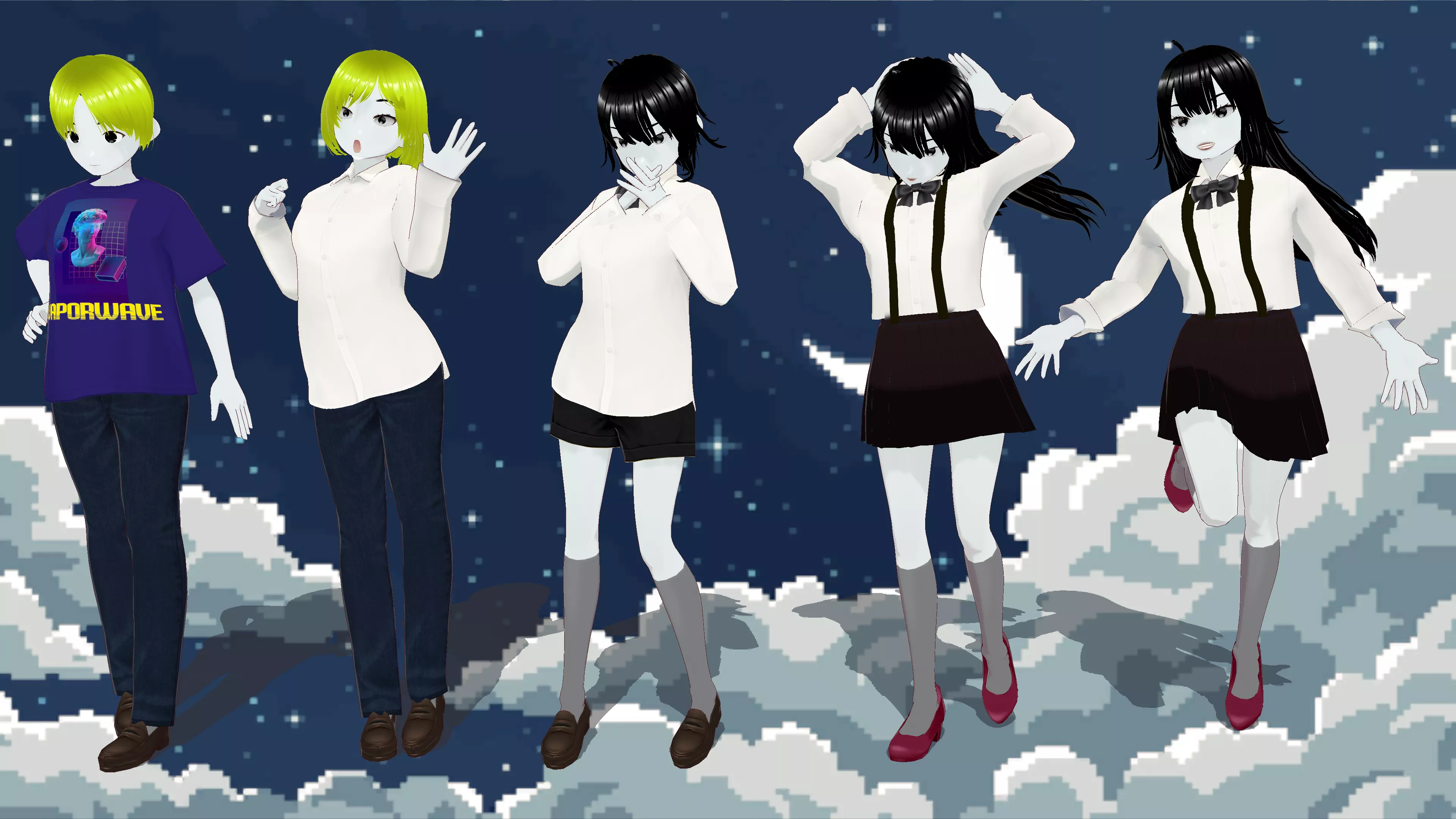 city pop transformation sequence