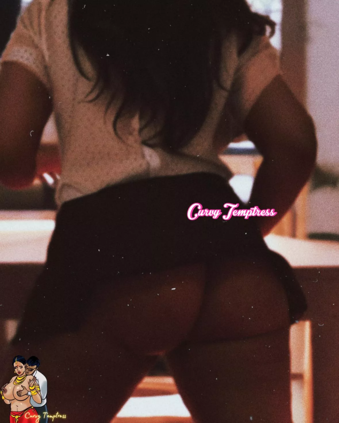 Dared to show my ass cheeks without pantieees in the office,  [F]