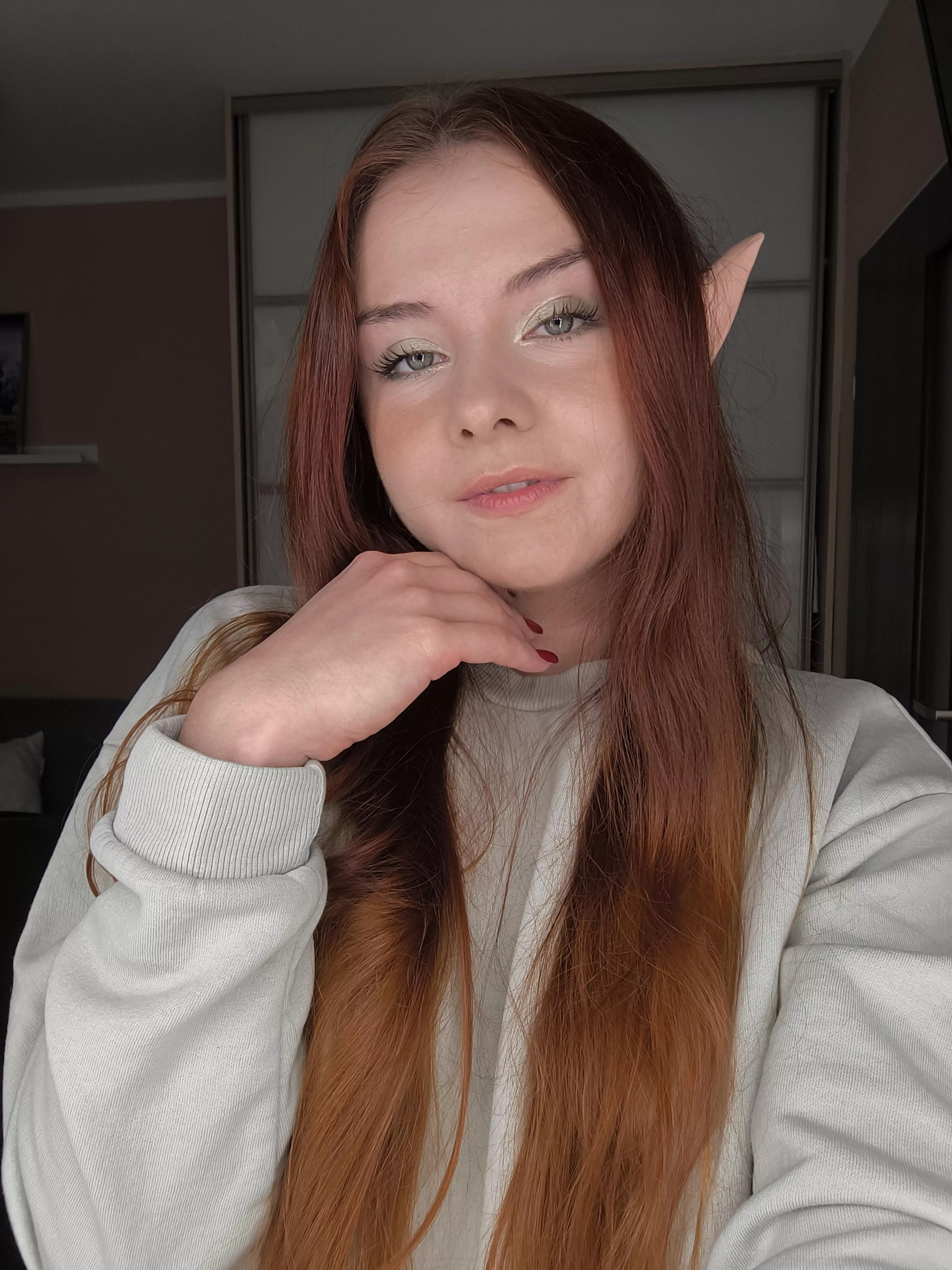 Enchanting, playful, and a little magical—channeling my inner elf vibes today.